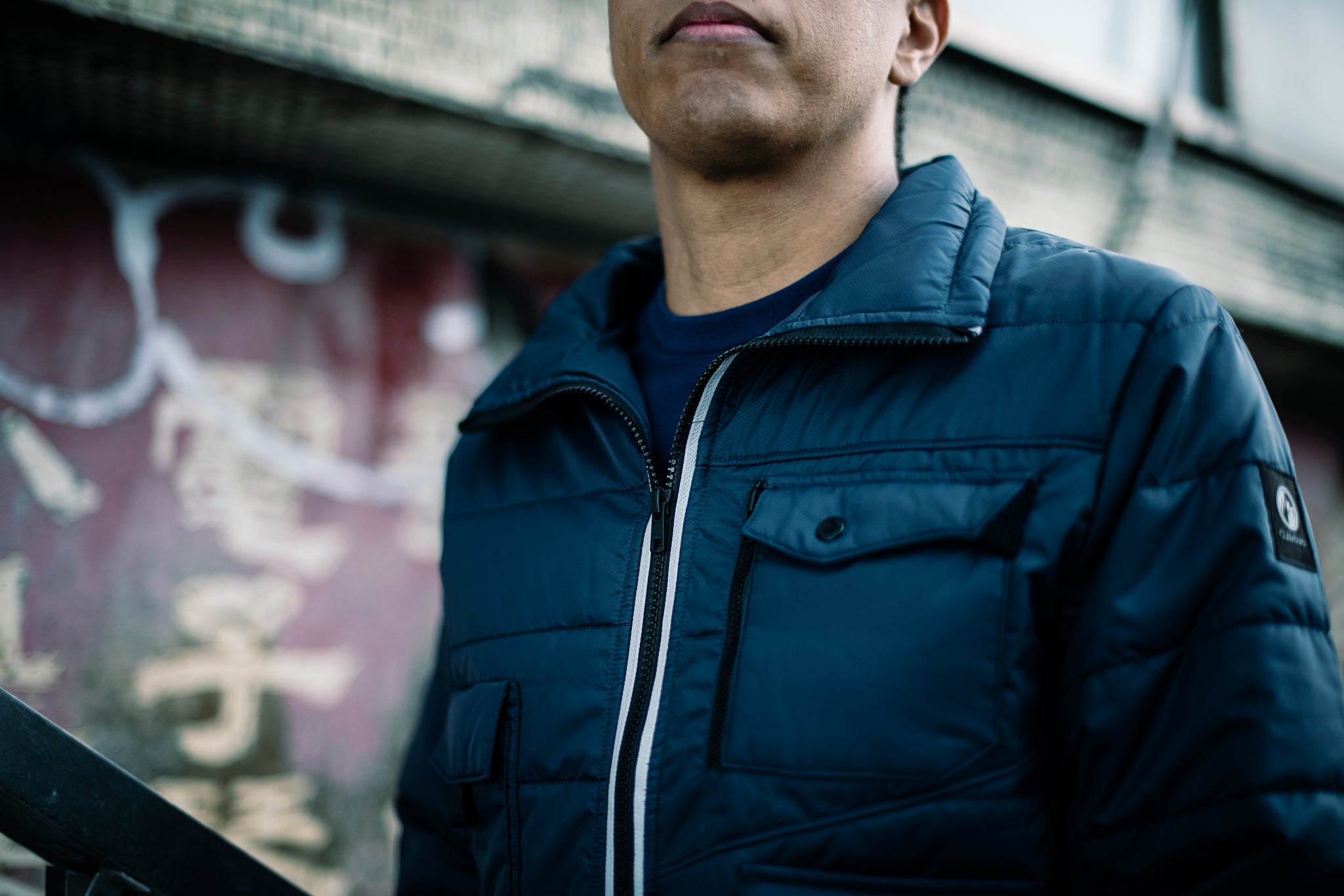 Outerboro Waterproof 3M™ Thinsulate™ Insulation Apollo Jacket in Onyx Grey 